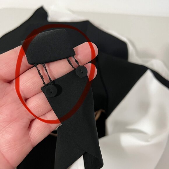 BcbgMaxAzria Delilah Color Blocked Pleated Dress Size 12 Party Cocktail - Picture 10 of 11